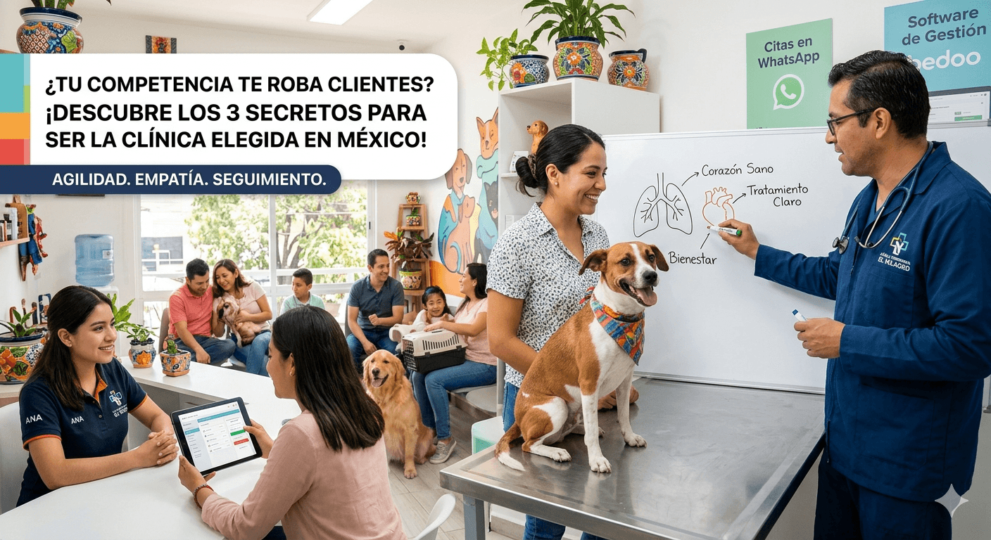 ¿Por qué eligen a la veterinaria de la otra cuadra y no a la tuya? 3 claves para destacar tu marca.